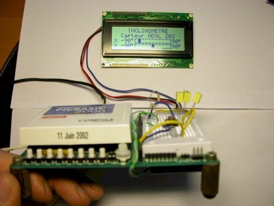 Inclinomètre avec un PICBASIC