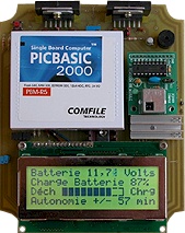 Carte électronique Sous-marin à base de PICBASIC