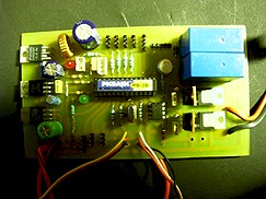 Carte électronique d'une réalisation d'un sous marin avec un PICBASIC