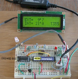 Utilisez des DS1820 avec les PICBASIC