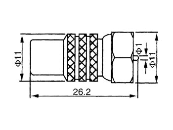 Dimensions de la prise adaptateur pour antenne