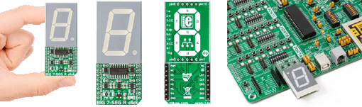 Module BIG 7-SEG R click MIKROE-2269
