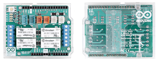 Détail de la carte Shield 4 relais