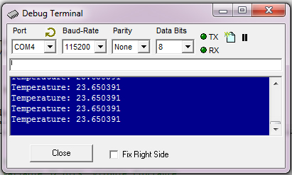 Relevé de température Relevé de température