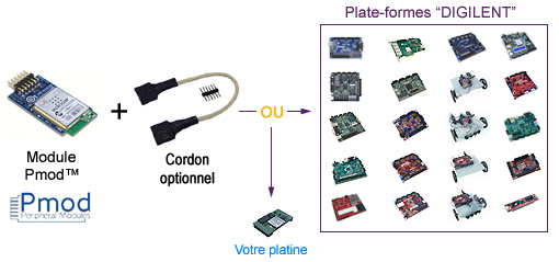 Compatibilité Pmod™ Compatibilité Pmod™