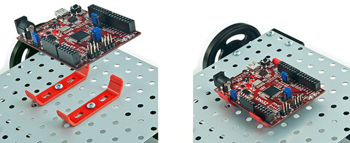 Exemple d'utilisation des zUNO Clips Exemple d'utilisation des supports ZUNO Clips