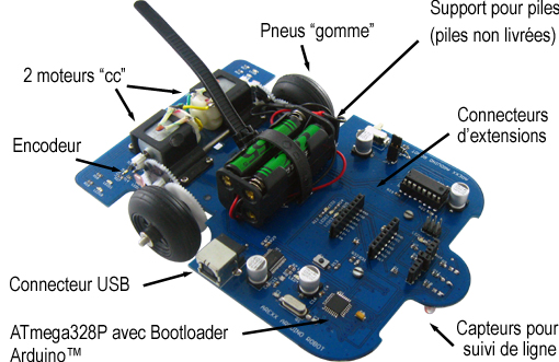 Robot sur base Arduino™ Robot sur base Arduino™