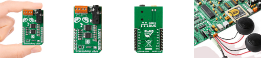Module StereoAmp Click - MIKROE-2454