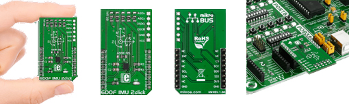 Module Module Accéléromètre et gyroscope 6DOF IMU 2 click - MIKROE-2337