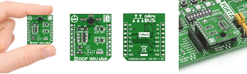 Module Accéléromètre et gyroscope 6 axes 6DOF IMU click - MIKROE-1941
