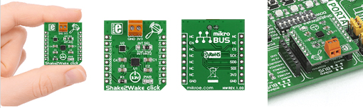 Accéléromètre 3 axes Shake2Wake click - MIKROE-1942