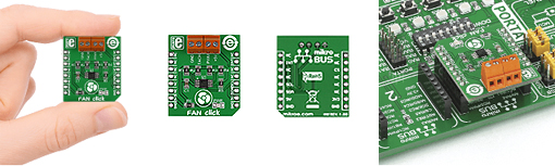Le module MIKROE-2004 Module Fan click MIKROE-2004
