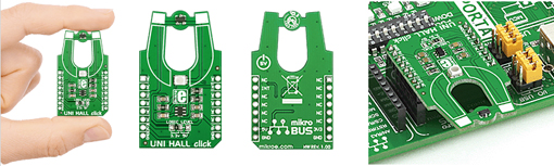 Module UNI HALL click Board MIKROE-1647