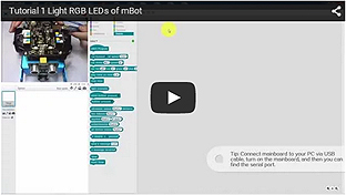 Nombreuses vidéos et tutoriaux pour le robot mbot