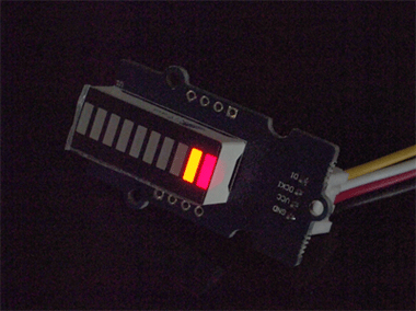Exemple d'utilisation du Module Grove Bargraphe 10 leds 104020006
