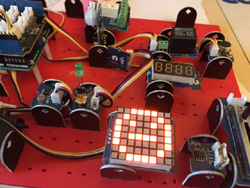 Exemple d'utilisation 2 pour Matrice à leds vertes compatible grove