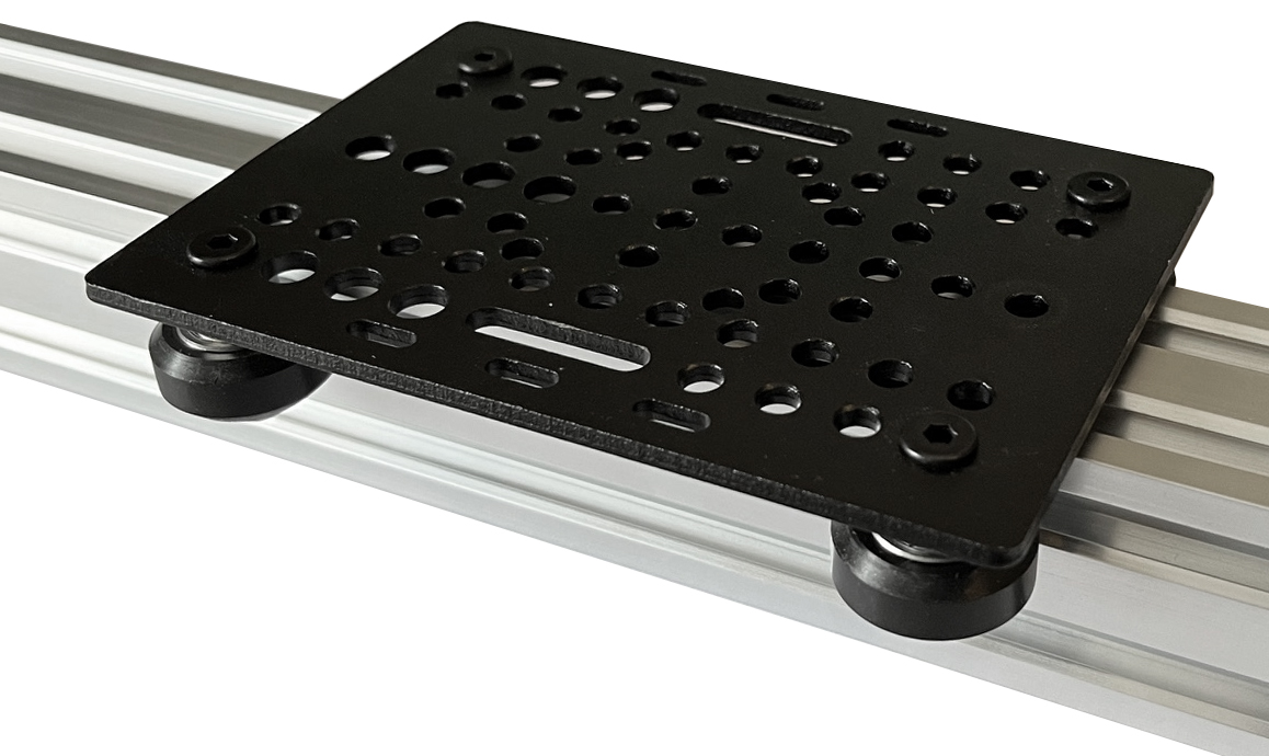 Utilisation de chariots sur les profilé aluminium 300 mm série 40x40