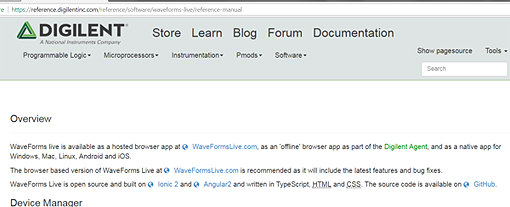 Differences WaveForms et WaveForm Live  - 9