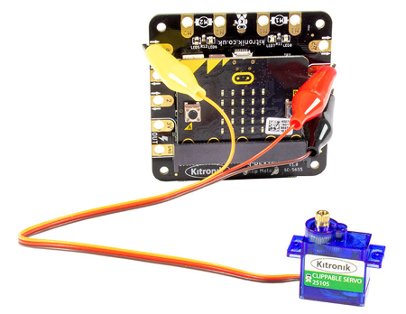 Utilisation du servomoteur Kitronik 25105