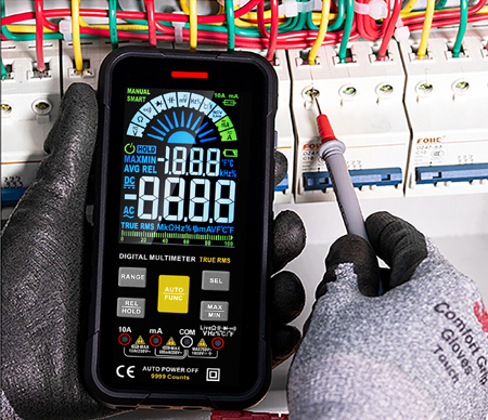 Mode Live (tournevis testeur) du multimètre PCW03A