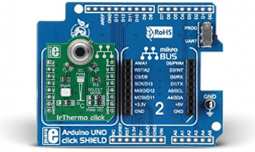 Raccordement du module sur la platine Mikroe-1362