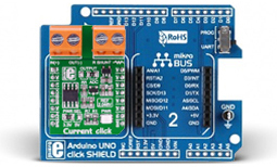 Raccordement du Module Current Click Board MIKROE-1396