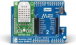 Raccordement du module sur la platine Mikroe-1798