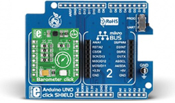 Raccordement du module sur la platine Mikroe-1817