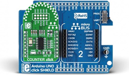 Raccordement du module sur la platine Mikroe-1917