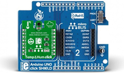 Raccordement du module sur la platine Mikroe-1971