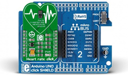 Raccordement du Module Heart rate click MIKROE-200