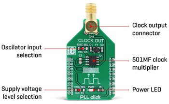 Module Détail du module PLL click MIKROE-2993