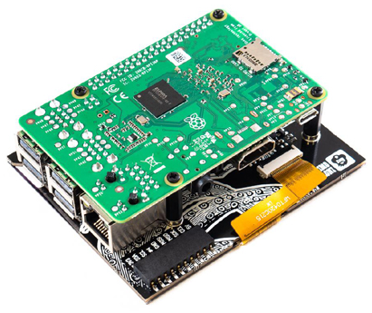 Exemple d'utilisation de l'afficheur Inky pHAT  PIM408