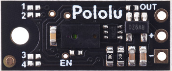 Face avant du capteur de distance Pololu 4050