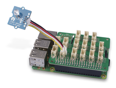 Exemple de raccordement du détecteur de lumière Grove v1.1 101020173