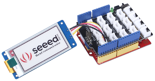 Module shield grove + Grove Afficheur E-Ink 104020130