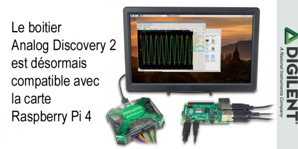 Analog Discovery 2 compatible Raspberry Pi 4