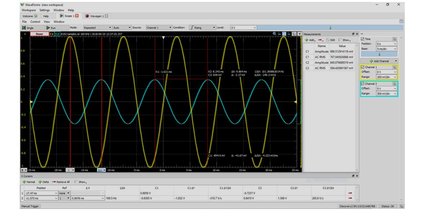 Les ingénieurs bénéficient d'un oscilloscope portable